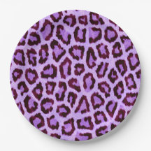 Pink Purple Leopard Fur Spots Pattern