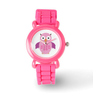 Pink & Purple Owl Watch