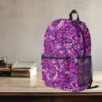 Pink Purple Paisley Pattern