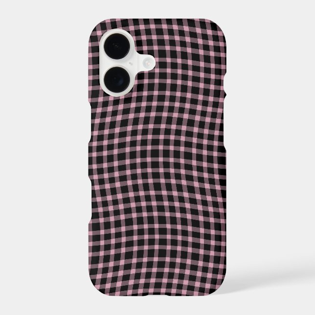 Pink Purple Plaid Checker Seamless Pattern (Back)