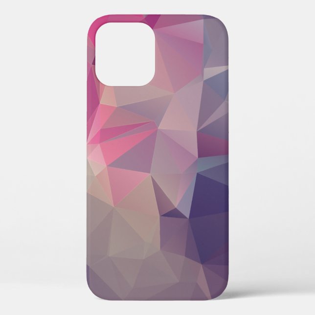 Pink Purple Pyramid Abstract Art Design Case-Mate  Case-Mate iPhone Case (Back)