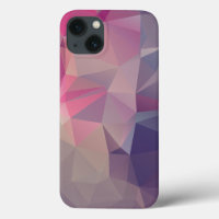 Pink Purple Pyramid Abstract Art Design