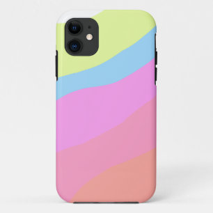 Pink purple rainbow multicolored pride month strip Case-Mate iPhone case