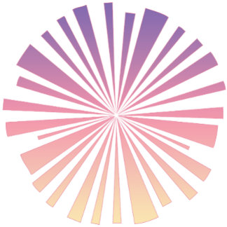 Pink Purple Shine Sun T-Shirt | Vibrant Glow Art