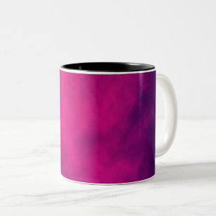 Pink & Purple Smoke Coffee Mug – Customisable