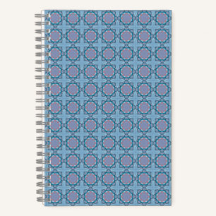 Pink & Purple Square Pattern Notebook