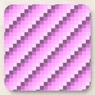 Pink & Purple Squares Coaster