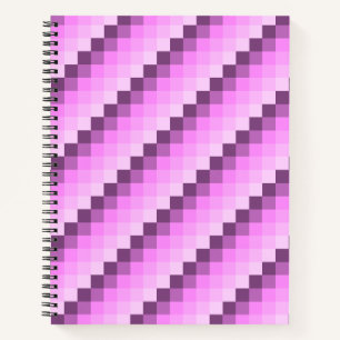 Pink & Purple Squares Notebook