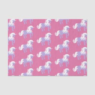 Pink Purple Unicorn Birthday Tissue Paper