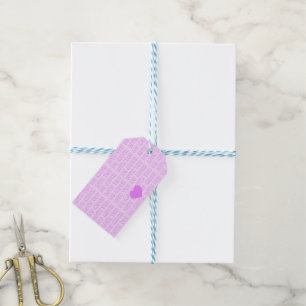 Pink - Purple Valentine's Day Gift Tags