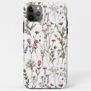 Pink Purple Watercolor Wildflower Case-Mate iPhone Case