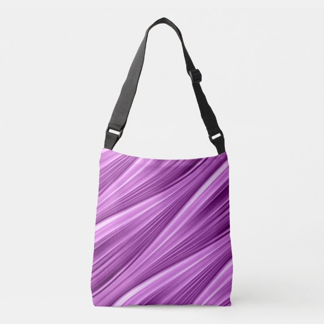 pink purple wavy seamless pattern on tote bag (Front)