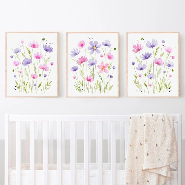 Pink Purple Wildflowers Girl (Creator Uploaded)