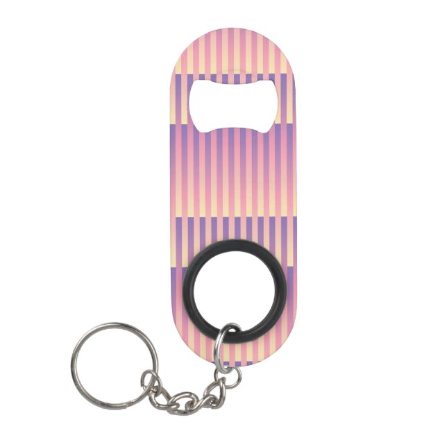 Pink Purple Yellow Striped Pattern (Front)