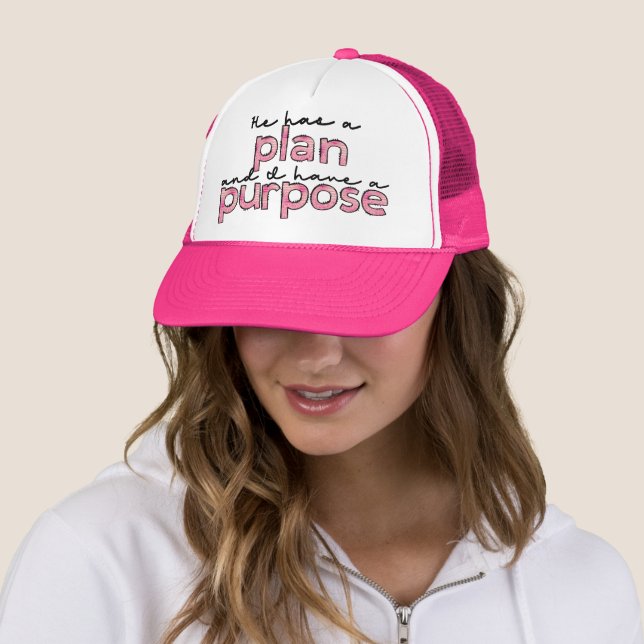 Pink Purpose Hat (In Situ)
