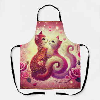 Pink Pussy Cats Scented Candle Apron
