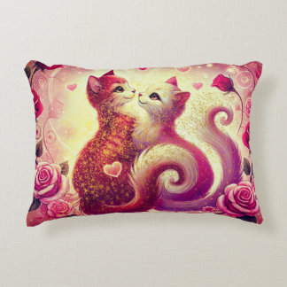 Pink Pussy Cats Scented Candle Decorative Cushion
