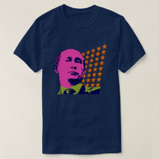 Pink Putin Pop Art Portrait T-Shirt