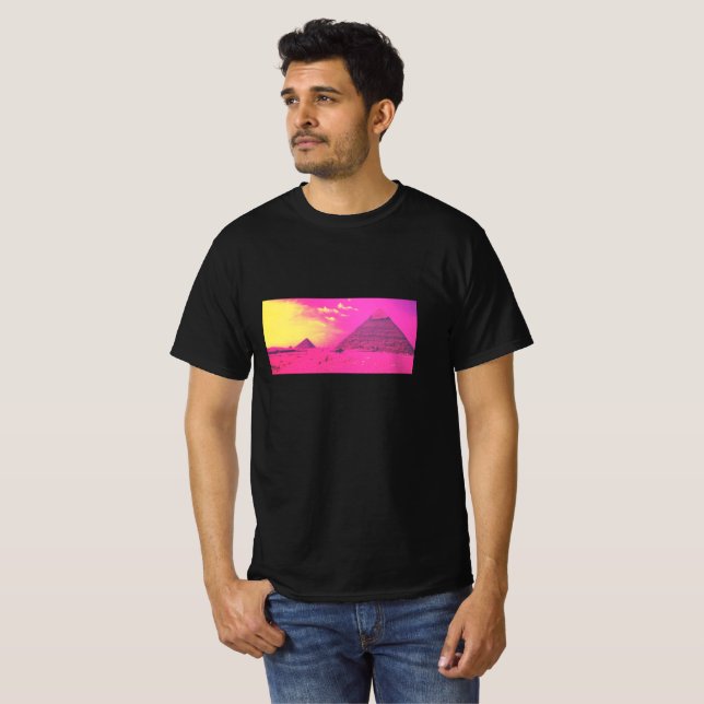 Pink-Pyramids T-Shirt (Front Full)