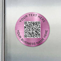 Pink QR Code Business Promotional