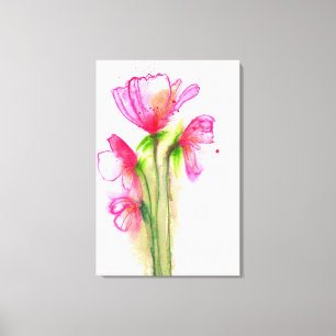Pink Quartet Canvas Print