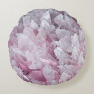 Pink Quartz Mind Body Spirit Energy Throw Pillow