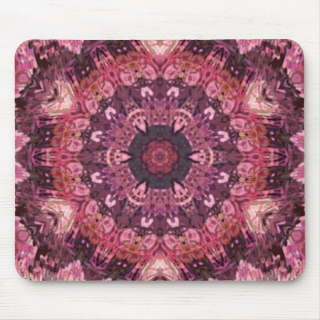 pink quilt mousepad (Front)