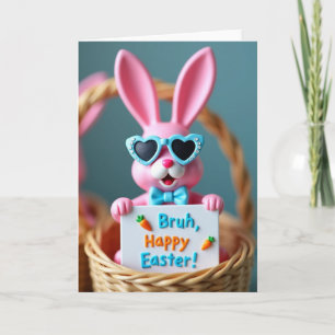 Pink Rabbit Happy Season Card