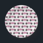 Pink Race Car Girl Racing Birthday Party Paper Plate<br><div class="desc">Race Car Racing Birthday Party Paper Plates.</div>