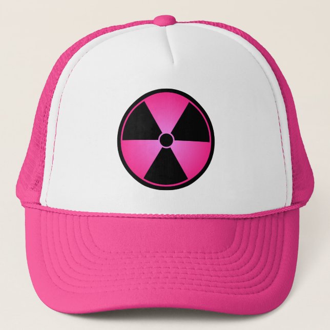 Pink Radiation Symbol Cap (Front)