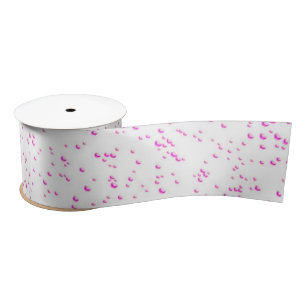 Pink Rain Ribbon Satin Ribbon