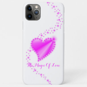 Pink Rainbow Heart with Stars , The Magic Of Love Case-Mate iPhone Case