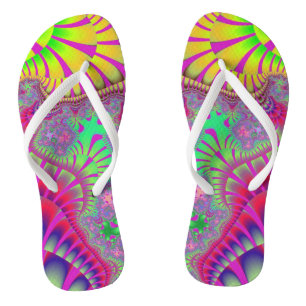 Pink Rainbow Melt Jandals