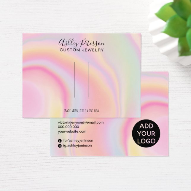 pink rainbow unicorn barrette hair clip display (Desk)