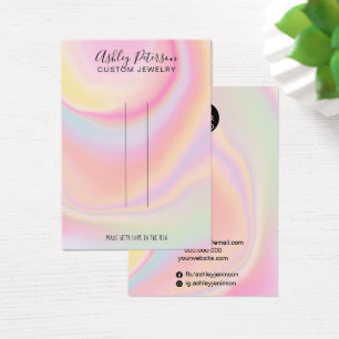 pink rainbow unicorn jewellery hair clip display