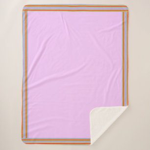 Pink Rainbow Wrap Blanket