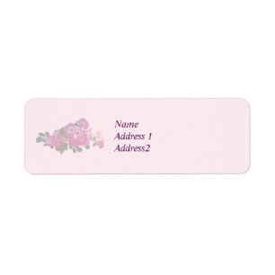 Pink Rambler Rose Save the Date