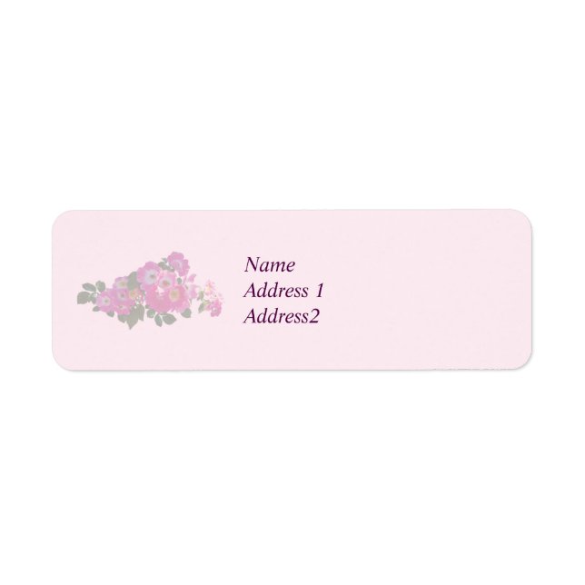 Pink Rambler Rose Save the Date (Front)