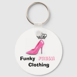 pink, RandR, Funky, Fresh, Clothing Key Ring