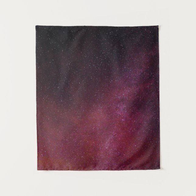 Pink, red, and black digital wallpaper tapestry (Front)