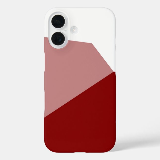 Pink Red and White  Case-Mate iPhone Case (Back)