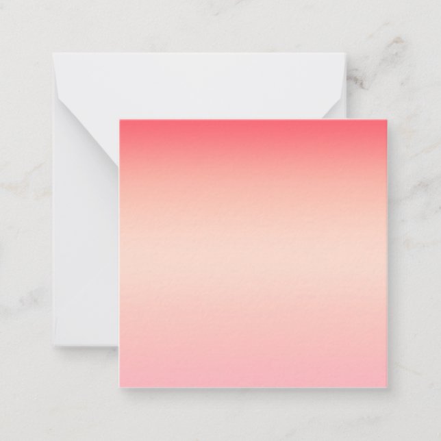Pink red and yellow colour gradient background card (Front)