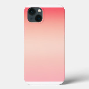 Pink red and yellow colour gradient background iPhone 13 case