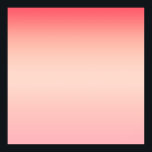 Pink red and yellow colour gradient background poster<br><div class="desc">Red yellow and pink ombre colours.</div>