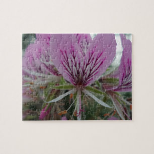 Pink Red Flower Jigsaw Puzzle