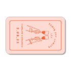 Pink Red Hand Drawn Funny Wedding