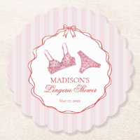 Pink & Red Heart Lingerie Shower Panty Party