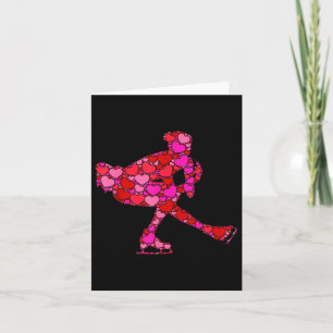 Pink Red Heart Valentines Day Women Girls - Figure Card