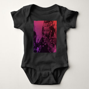 Pink Red Maghreb Ouled Naïl Berber Girl Female Bab Baby Bodysuit