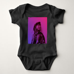 Pink Red Maghreb Tunisian Traditional Girl Woman B Baby Bodysuit